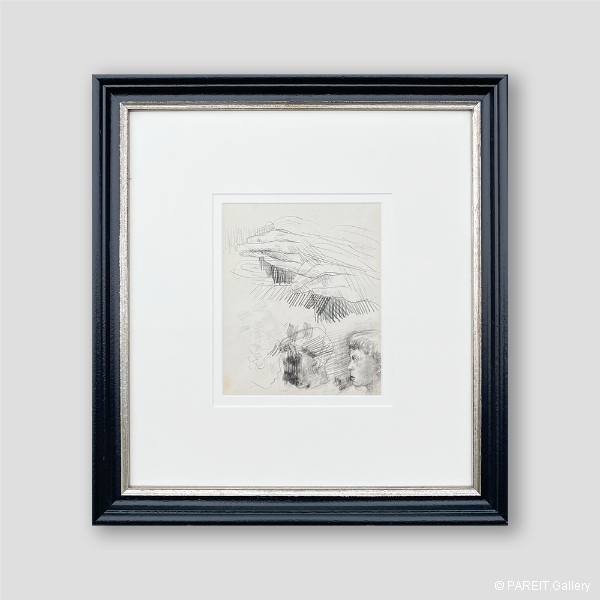 ENSOR James - Portretten met hand